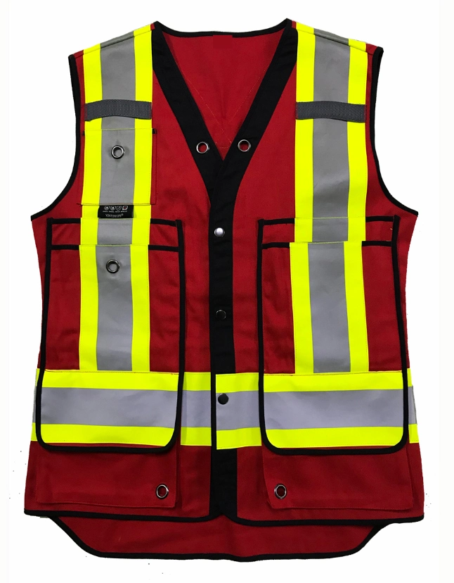 High Quality Fire-Retardant Reflective Safety Vest Security Working Vest Women′s Vest